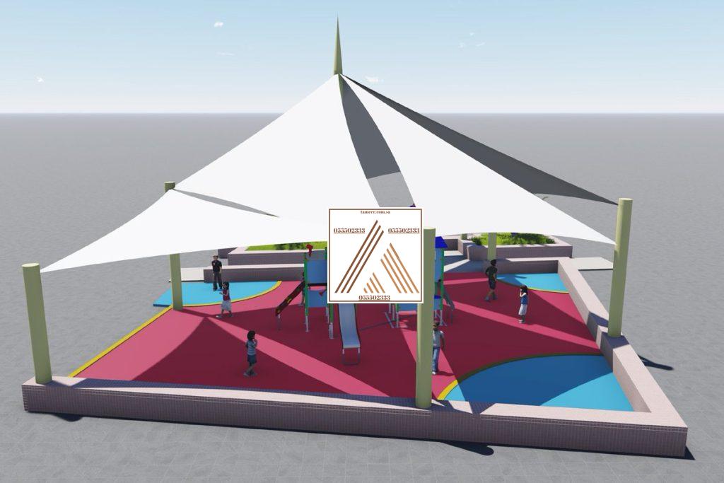 مظلات الشد الانشائي