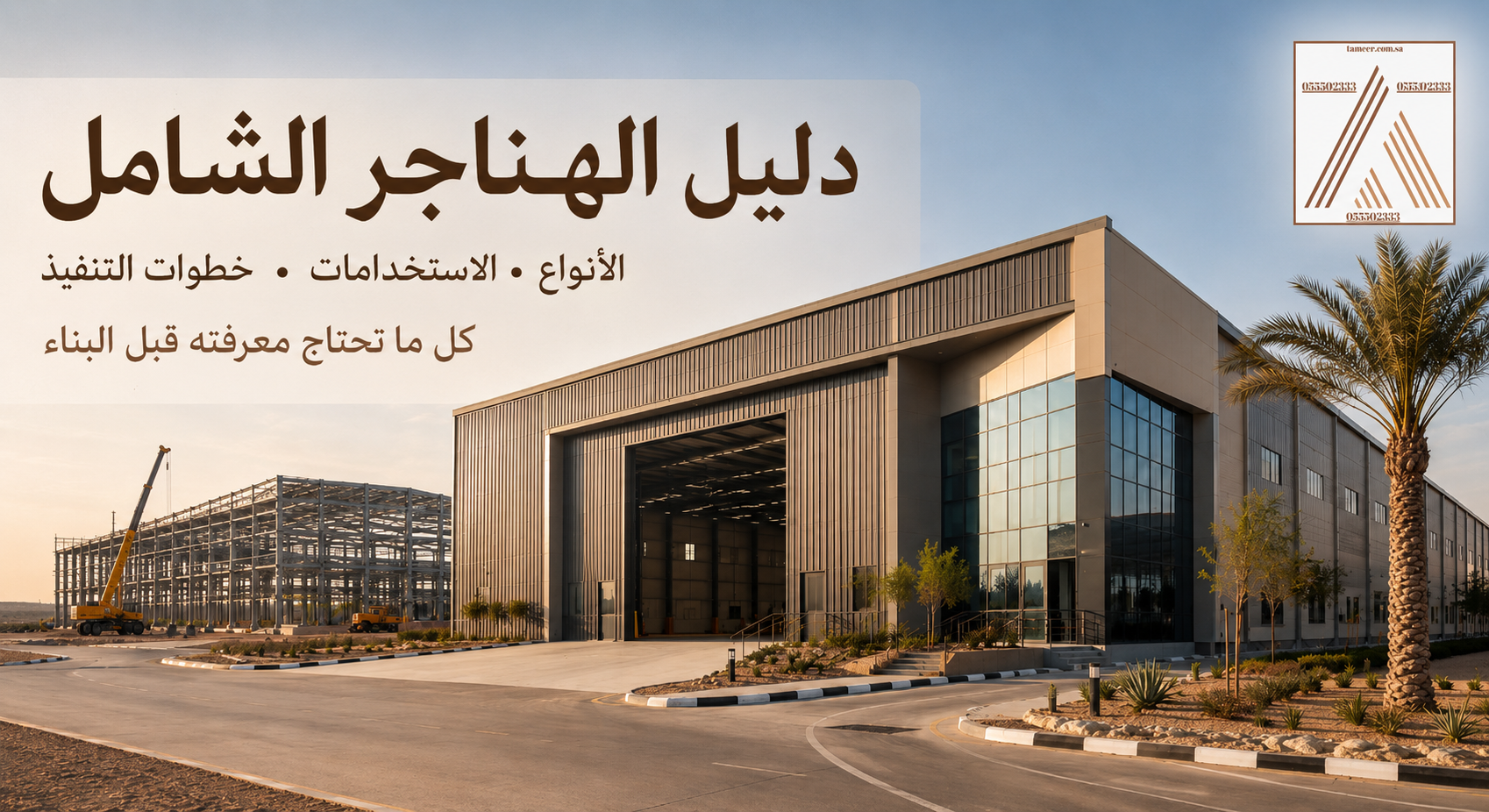 You are currently viewing دليل الهناجر الشامل: الأنواع والاستخدامات وخطوات التنفيذ